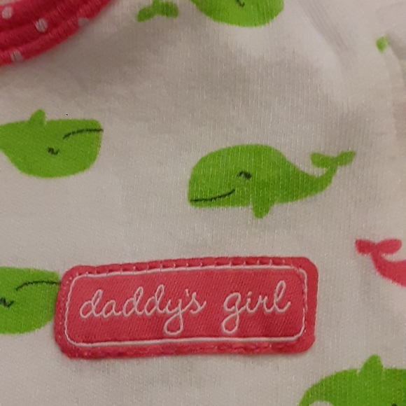 Carter's made with love Baby Girl Sunsuit/Onesie Size 3M Says "daddy's girl" - Picture 4 of 6